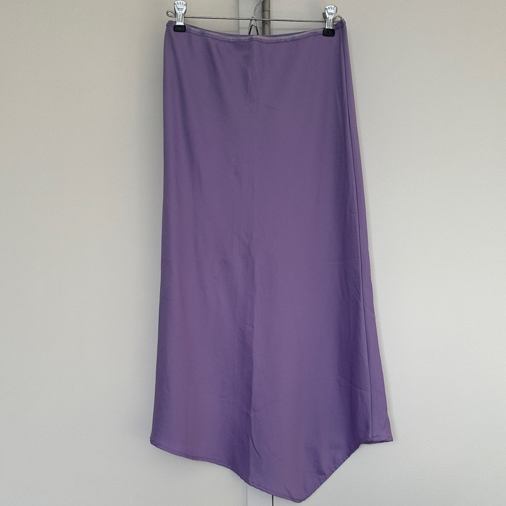 French Connection Lavender Asymmetrical Skirt